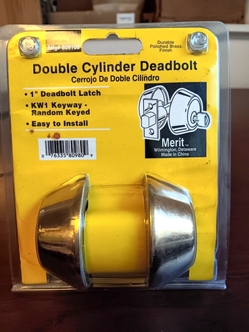 MERIT DOUBLE CYLINDER DEADBOLT