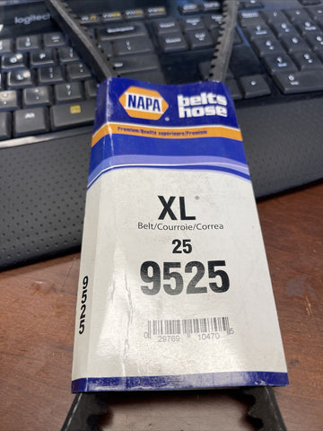 GENUINE NAPA GATES XL BELT 25-9525, 9525 **FREE SHIPPING**
