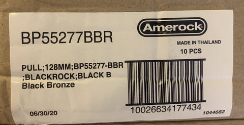 Amerock Cabinet Drawer Pull Center To center Black Bronze BP55277BBR (10 PK)