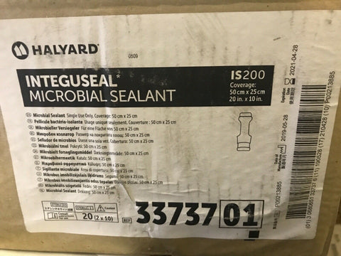 NEW 20 Halyard Health Integuseal Microbial Sealant Skin Prep 10"X20" EXP 4/28/21-Mega Mart Warehouse-Ultimate Unclaimed Freight Buyer and Seller Specialists