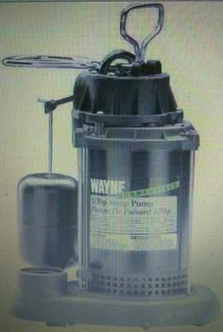 NEW Wayne 1/3Hp Plastic Sump Pump 3750 GAL. PER. HR.-Mega Mart Warehouse-Ultimate Unclaimed Freight Buyer and Seller Specialists