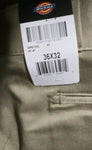 (2) NEW Mens Dickies Desert Sand Skinny Fit Twill Work Pants 36x32 NWT-Mega Mart Warehouse-Ultimate Unclaimed Freight Buyer and Seller Specialists
