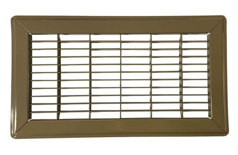 NEW (10) LIMA 010772 BRN MODEL # 800 12 04 BRN FLOOR REGISTER