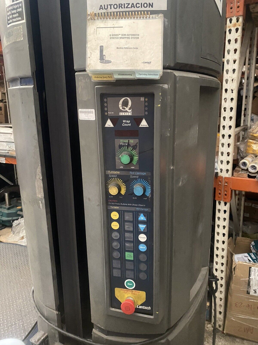Lantech Q300 Stretch Shrink Wrapper Machine | Mega Mart Warehouse