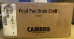 NEW Cambro 40CWD135 Camwear Drain Shelf - 1/4 Size, Clearb (6 pk)