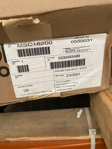 BRAND NEW GENUINE  OEM BOSS SMARTLIGHT 3 LED HEADLIGHT KIT MSC16200