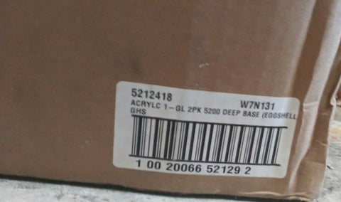 (2)Rust-Oleum 5200 System 1-Component Water Based DTM Acrylic Base, 1 gal-Mega Mart Warehouse-Ultimate Unclaimed Freight Buyer and Seller Specialists