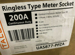 NEW (1) TALON RINGLESS METER SOCKET ENCLOSURE 200A CONTINUOUS DUTY(UAS877-PPZA)-Mega Mart Warehouse