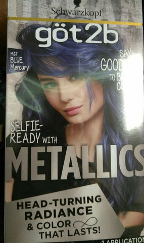 Schwarzkopf Got2b Blue Mercury Metallics Permanent Hair Color-Mega Mart Warehouse-Ultimate Unclaimed Freight Buyer and Seller Specialists