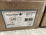 AQUASTAR SKR101 - Espumadera Con / Flotante Montaje Cesta Tapa Cuello - Blanco