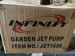 BRAND NEW INFINITY GARDEN JET PUMP 1600