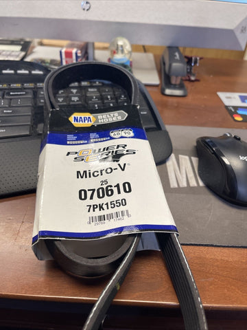 GENUINE NAPA GATES 25-070610 MICRO-V SERPENTINE V BELT 15/16 X 61-5/8"
