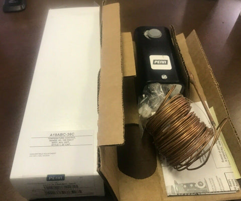 NEW PENN JOHNSON CONTROLS A19ABC-36C Line Volt Mechanical Tstat-Mega Mart Warehouse-Ultimate Unclaimed Freight Buyer and Seller Specialists