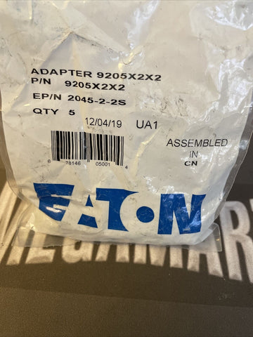(5) NEW Eaton Weatherhead 9405X2X2 Carbon Steel Fitting