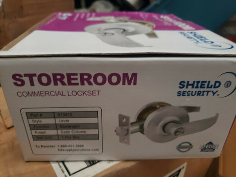 SHIELD SECURITY STOREROOM COMMERCIAL LOCKSET GRADE 2, 913412-Mega Mart Warehouse-Ultimate Unclaimed Freight Buyer and Seller Specialists