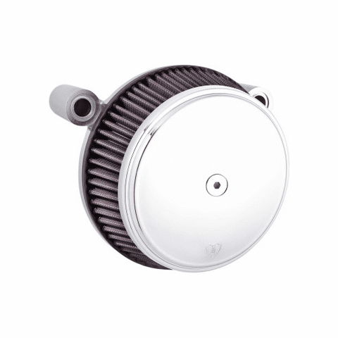 Arlen Ness - 18-307 - Big Sucker Stage I Air Filter Kit, Smooth - Chrome