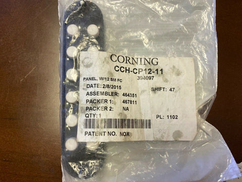 NEW Corning CCH-CP12-11 Panel FC Singlemode, Simplex, 12 Fiber OS2,-Mega Mart Warehouse-Ultimate Unclaimed Freight Buyer and Seller Specialists
