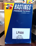 HASTINGS LF600 PREMIUM OIL FILTER (FREE SHIPPING)