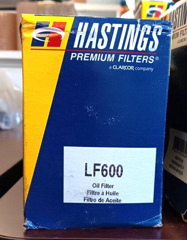 HASTINGS LF600 PREMIUM OIL FILTER (FREE SHIPPING)