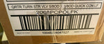 BRAND NEW 2068PCPOLFK QRTR TURN STR VLV 5/80 X 3/80D QUICK CON LF