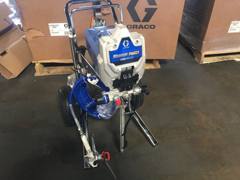 New Graco Magnum ProX21 Cart Airless Paint Sprayer (230 volts ) 17h217-Mega Mart Warehouse-Ultimate Unclaimed Freight Buyer and Seller Specialists