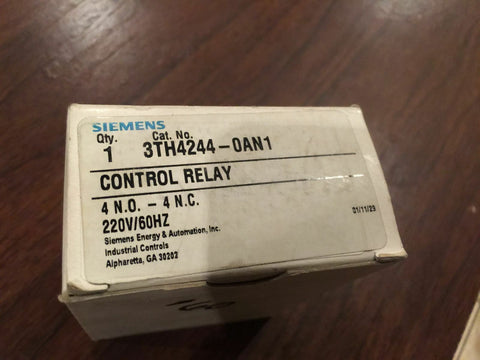 Siemens 3th42440an1 3th4244-0an1 contactor relay 44e en 50 011-Mega Mart Warehouse-Ultimate Unclaimed Freight Buyer and Seller Specialists