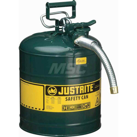 NEW JUSTRITE RM08741 METALLIC DAFETY CAN 5 GALLON (FREE SHIPPING)