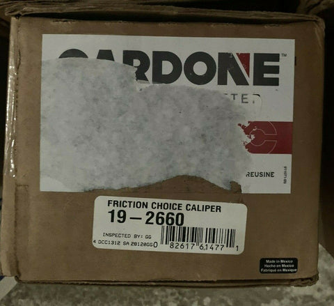 NEW Cardone 19-2660 Remanufactured Friction Choice Caliper
