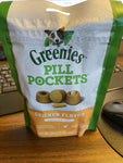 (6/CASE) Greenies Pill Pockets Soft Dog Treats, Chicken, Tablet, 7.9 Oz.-Mega Mart Warehouse-Ultimate Unclaimed Freight Buyer and Seller Specialists