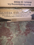 Bond Olivera Collection Fire Pit 28 In. Square Steel Gas #51843 NEW-Mega Mart Warehouse-Ultimate Unclaimed Freight Buyer and Seller Specialists