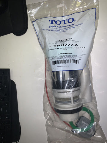 NEW Toto THU777-A Flush Valve Assmebly, 1.6 & 0.8 GPF