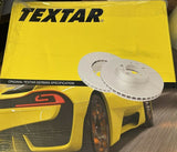 (2) NEW GENUINE Textar 92183505 2x Brake Disc