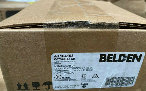 BRAND NEW BELDEN  AX104193 Mfr. Part #:  AX104193 (  50 PER LOT )