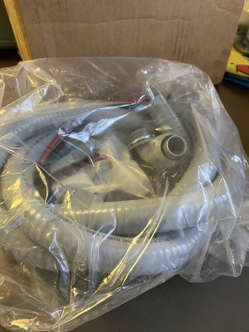 NEW BRAMEC  3/4"X 6' WHIP 8 GAUGE WIRE +GROUND 1-STR 1-90 deg NM FITTINGS  18829