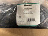 cable tie mount in black is installed onto a 0.44in stud nylon 6.6 500/CUSTODIA