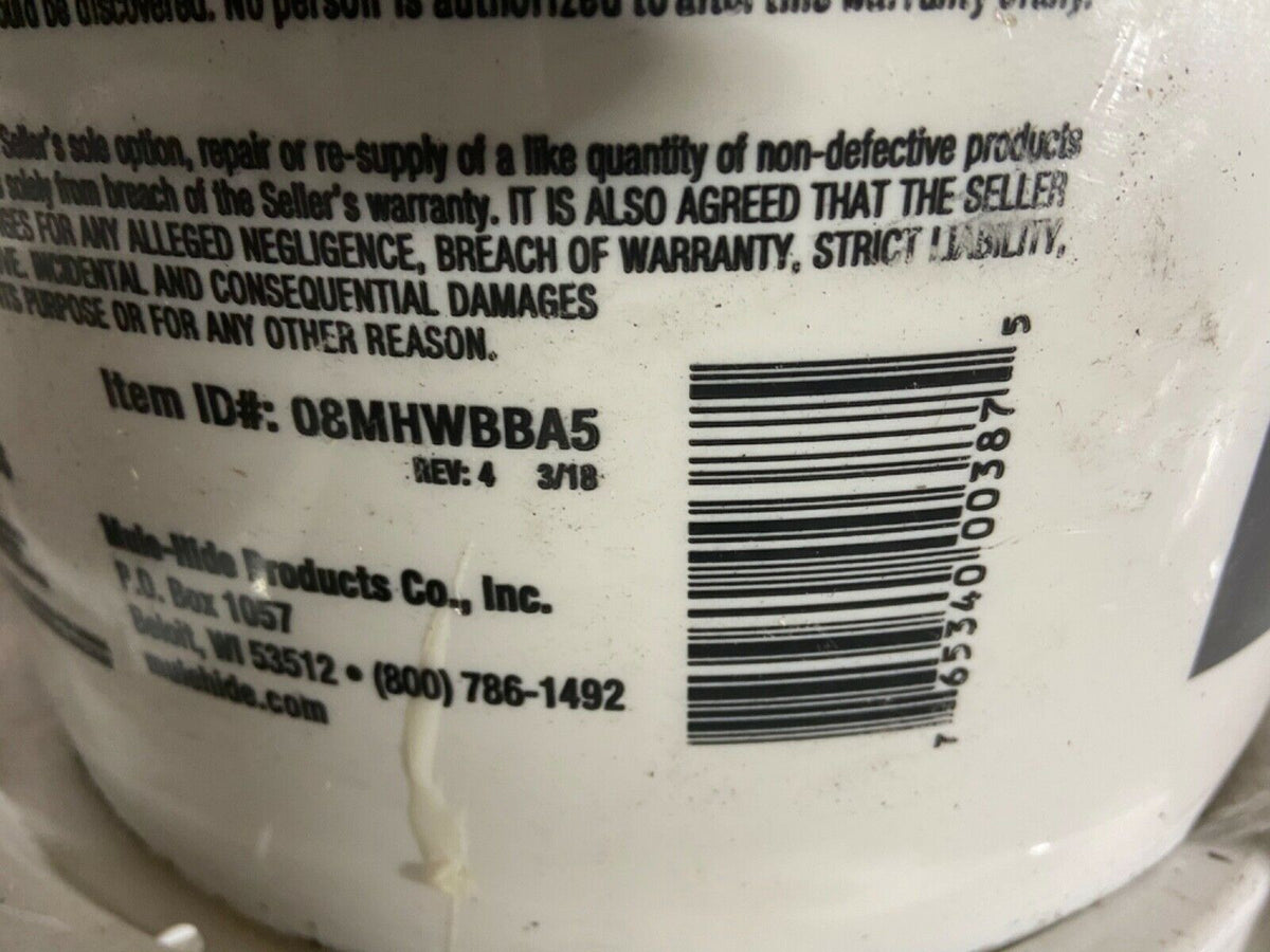 NEW Acrylic Water Base Bonding Adhesive EPDM MuleHide, 5 GALLONS...