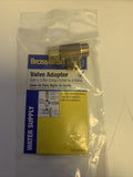 NEW BrassCraft Valve Adaptor 3/8"x3/8"x3/8" OD Compression CT2-666XP (10 PC BOX)