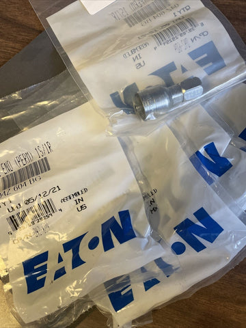 (5) NEW Eaton 04Z 604-BG Hose End 1/4" ID