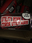 (LOT OF 4) UTILITY ROPE 3/8”x75’ BONUS SPRING CLIP WEATHER RESISTANT-Mega Mart Warehouse-Ultimate Unclaimed Freight Buyer and Seller Specialists