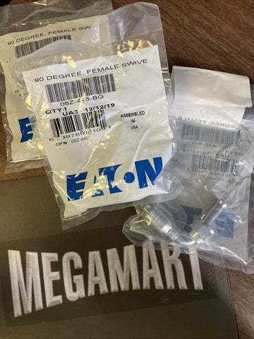 (3) BRAND NEW Eaton  06Z-446-BG Hydraulic Hose Fittings & Couplings