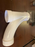 BRAND NEW NIBCO 4812- LR LONG RADIUS TY PVC K157400  4 HUB X HUB X HUB