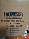 EMCO WHEATON A0721-108 Man Hole Monitor Well 8" x 12", Bolt Down, Black, Steel-Mega Mart Warehouse-Ultimate Unclaimed Freight Buyer and Seller Specialists