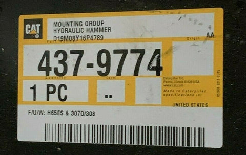 (1) NEW GENUINE CAT(CATERPILLAR) MOUNTING GP-WORK TOOL 4379774-Mega Mart Warehouse-Ultimate Unclaimed Freight Buyer and Seller Specialists