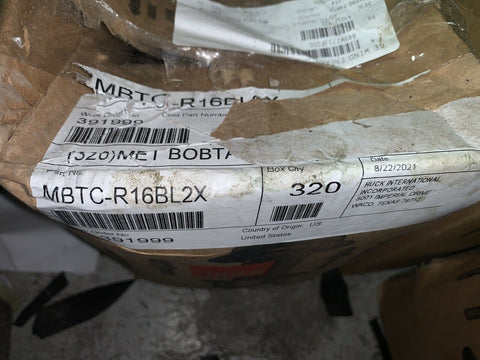 NEW Huck Bobtail Collar MBTC-R16BL2X (320 PC BOX)