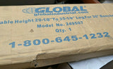 BRAND NEW Global Industrial 249507  Adjustable Height Leg For 30" Benches