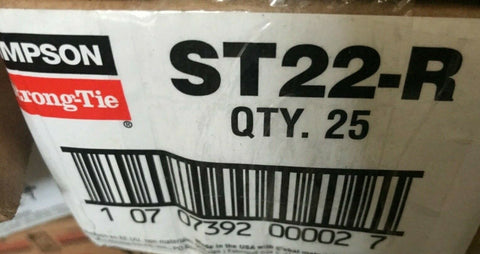 NEW SIMPSON STRONG-TIE ST22-R 16-Gauge 22 in. Strap Tie (25)-Mega Mart Warehouse-Ultimate Unclaimed Freight Buyer and Seller Specialists