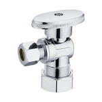 2 Mainline MLQTCR19CX Multi-Turn Angle Stop 1/2" x 3/8" Chrome Plated Lead Free-Mega Mart Warehouse-Ultimate Unclaimed Freight Buyer and Seller Specialists