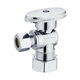2 Mainline MLQTCR19CX Multi-Turn Angle Stop 1/2" x 3/8" Chrome Plated Lead Free-Mega Mart Warehouse-Ultimate Unclaimed Freight Buyer and Seller Specialists