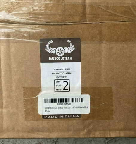 (1 SET OF 2) MUSCOLOTECH - Front Control Arm X0025TZM2B FOR 97-01 HONDA CR-V-Mega Mart Warehouse