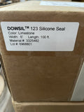 GENUINE DOWSIL 123 SILICONE SEAL, LIMESTONE, 6", 100 FT  **FREE SHIPPING**